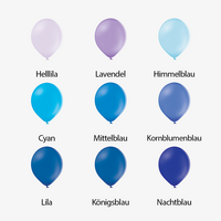Luftballon Pastell 27 cm 