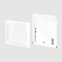 Luftpolstertasche (18 x 16,5 cm), haftklebend ohne Fenster, unbedruckt weiß