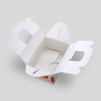 Lunchbox mit Tragegriff (11,5 x 8,5 x 7 cm) einseitig bedruckt 4/0-farbig, offen