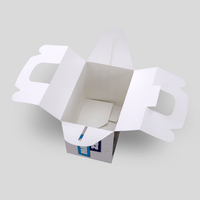 Lunchbox mit Tragegriff (12 x 8 x 11 cm) einseitig bedruckt 4/0-farbig, offen