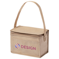 Lunch-Kühltasche aus laminiertem Papier mit Tragegriff