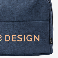 Lunch-Kühltasche mit Reißverschlussfach, Detailansicht