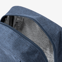 Lunch-Kühltasche mit Reißverschlussfach, Detailansicht