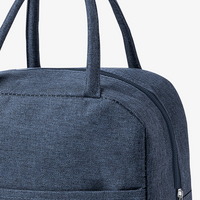 Lunch-Kühltasche mit Reißverschlussfach, Detailansicht