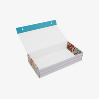 Box, farbig bedruckt, offen