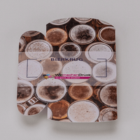 Wechselwerbung, farbig bedruckt, Bierkrug Format, liegend