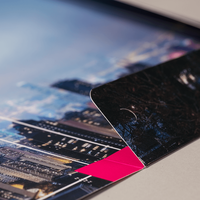 Mappe, farbig bedruckt, liegend, Stadt Motiv