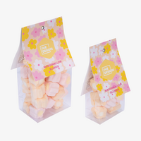 Marshmallow Blumen im Folienbeutel, 2 verschiedene Beutelgrößen