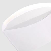 Maschinenkuvertierhüllen DIN lang quer, nassklebend ohne Fenster, einseitig 1/0 bedruckt, Lasche