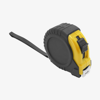 Maßband, farbig, Gelb