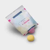 Mentos Dragees, bedruckt, Vorderseite