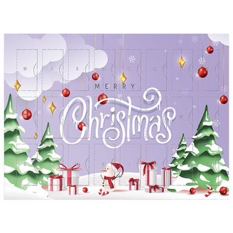 Milka Favourites-Adventskalender, 4/0-farbig bedruckt