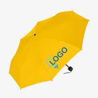 Mini-Taschenschirm, 4/0-farbig, 2 Segmente bedruckt