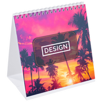 Monatstischkalender zum Aufstellen 13 Blatt Quadrat (210 x 210 mm)