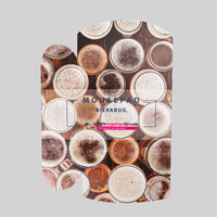 Mousepad, farbig bedruckt, Bierkrug Form, liegend