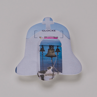 Mousepad, farbig bedruckt, Glocke Form, liegend