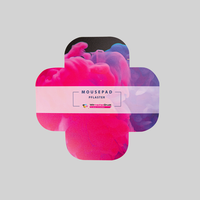 Mousepad, farbig bedruckt, Pflaster Form, liegend