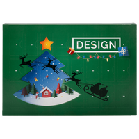 Multi Adventskalender: Lindt HELLO Mini Sticks, 4/0 farbig bedruckt