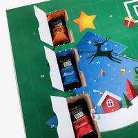 Multi Adventskalender: Lindt HELLO Mini Sticks, 4/0 farbig bedruckt