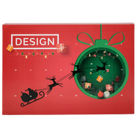 Multi Adventskalender: Lindt Lindor Kugel, 4/0 farbig bedruckt