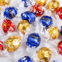 Multi Adventskalender: Lindt Lindor Kugel, 4/0 farbig bedruckt