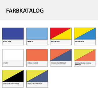 Multifunktionale Unisex-Warnweste einseitig bedruckt, Farbauswahl