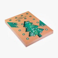 Adventskalender, farbig bedruckt, liegend, geschlossen