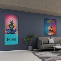 Nachhaltiges Akustikbild 85x200 cm