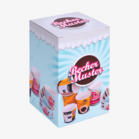 Neutrales Becher-Musterset Verpackung 