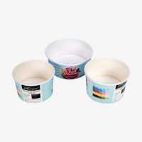 Neutrales Becher-Musterset Eisbecher