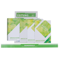 Neutrales Broschüren-Musterset