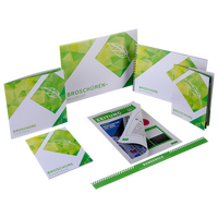 Neutrales Broschüren-Musterset