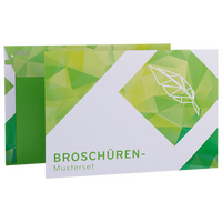 Neutrales Broschüren-Musterset