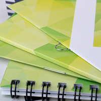 Neutrales Broschüren-Musterset