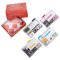 Musterset, farbig bedruckt, offen, verschiedene Farben