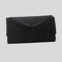 Non Woven Taschen faltbar, gefalten, schwarz