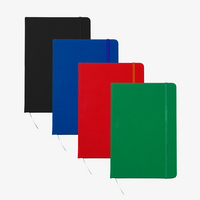 Notizbuch DIN A5 hoch, Umschlag: Kunstleder, Inhalt: 100 Inhaltsseiten liniert, Personalisierung auf Anfrage-alle Farben