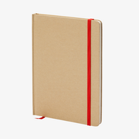 Notizbuch DIN A5 hoch, Umschlag: recycelter Kraftkarton, Inhalt: 100 Inhaltsseiten, Personalisierung auf Anfrage
