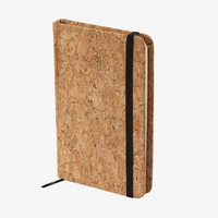 Notizbuch DIN A6 hoch, Umschlag: Kork, Inhalt: 80 Inhaltsseiten, Personalisierung auf Anfrage