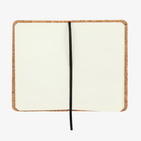 Notizbuch DIN A6 hoch, Umschlag: Kork, Inhalt: 80 Inhaltsseiten, Personalisierung auf Anfrage