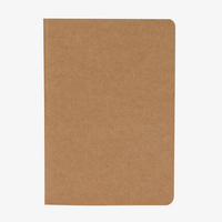 Notizbuch DIN A6 hoch, Umschlag: recycelter Kraftkarton, Inhalt: 60 Inhaltsseiten, Personalisierung auf Anfrage