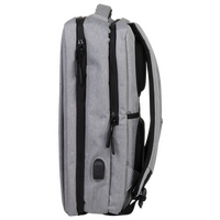 Organizer-Rucksack aus wasserdichtem Polyester mit Anti-Diebstahl-Tasche, seitlich