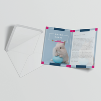 Osterkarte, Farbig bedruckt, Motiv