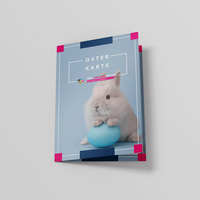 Osterkarte, Farbig bedruckt, Motiv