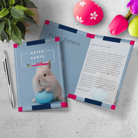 Osterkarte, Farbig bedruckt, Motiv