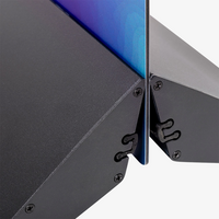 Paneelbasis aus Aluminium Schwarz