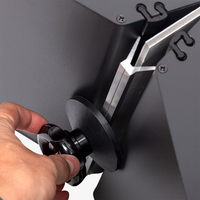 Paneelbasis aus Aluminium Schwarz