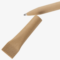 Kugelschreiber deckel offen, bedruckt, Papier, details