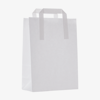 Papiertragetasche mit Flachhenkel 22 x 10,5 x 30 cm