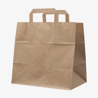 Papiertragetasche mit Flachhenkel 32 x 16 x 39 cm